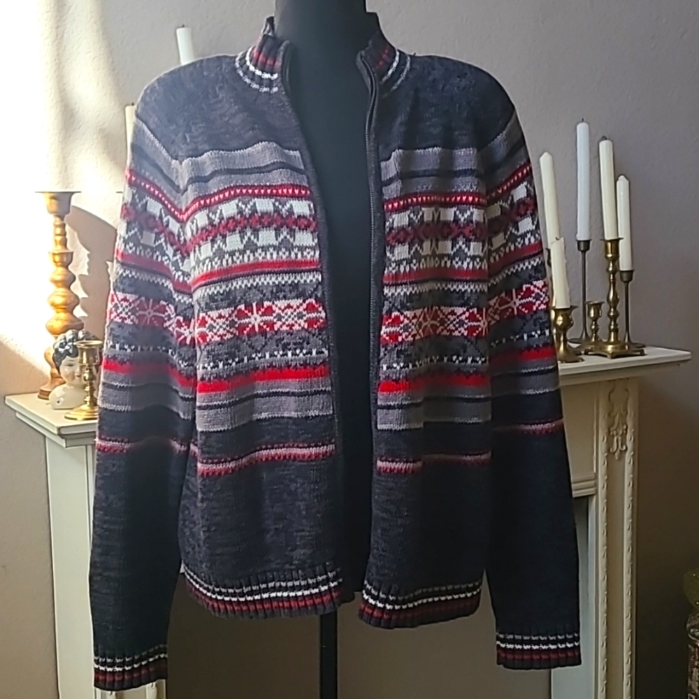 Vintage Tiara International   Sweater Cottage Core Holiday Sweater
